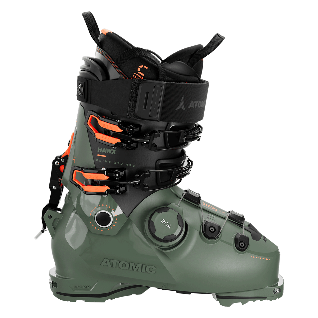 Atomic Hawx Prime XTD 120 BOA GW Ski Boot 2026 Army Green/Orange - Comor - Go Play Outside