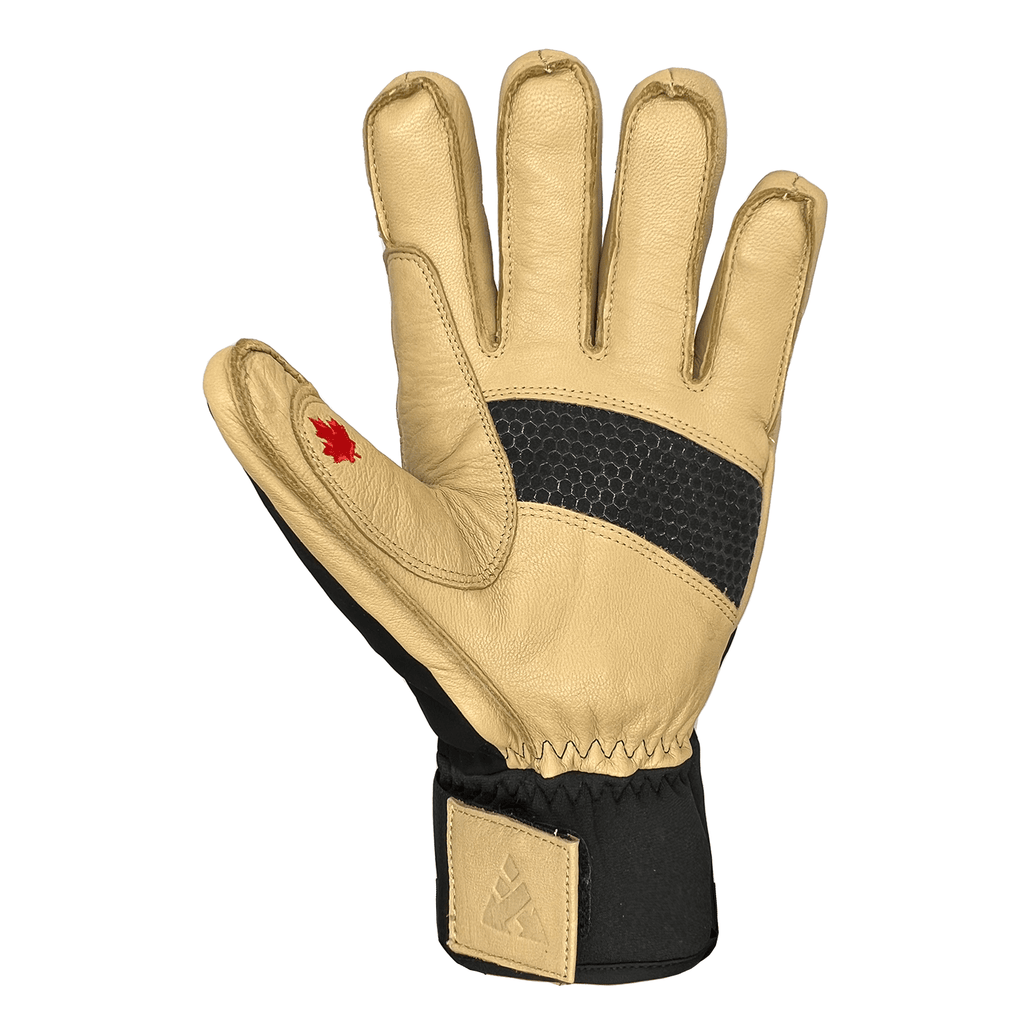 Auclair Men's Icecrusher Gore - tex Warm Glove Beige/Black - Comor - Go Play Outside