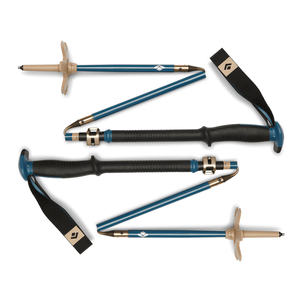 Black Diamond Traverse Compactor Ski Poles Creek Blue - Comor - Go Play Outside