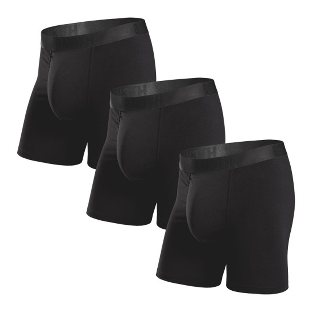 BN3TH Men's Essentials Boxer Brief 3 Pack Black - Comor - Go Play Outside