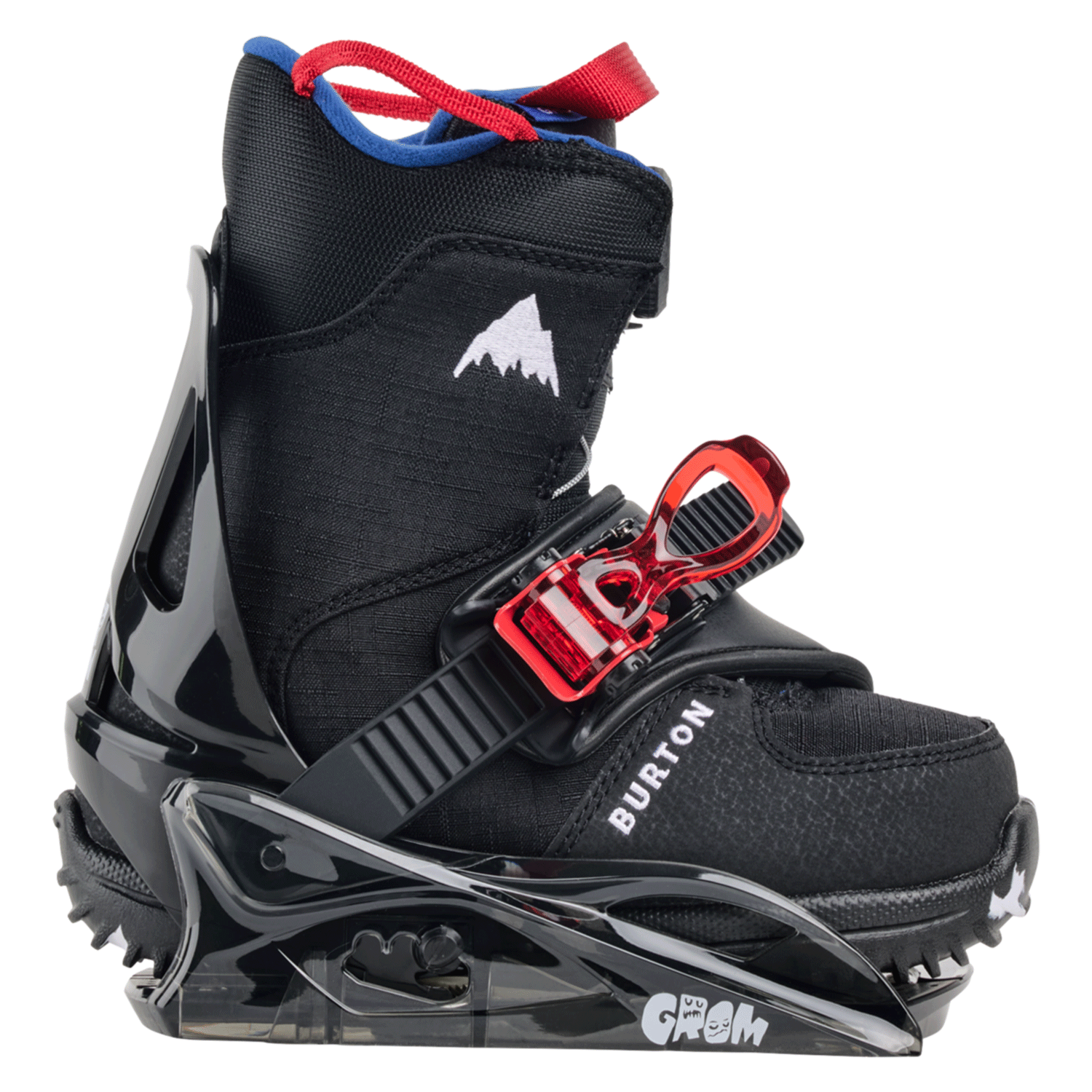 burton grom snowboard bindings black youth Burton Kids Grom Snowboard Bindings 2027 Black – Comor