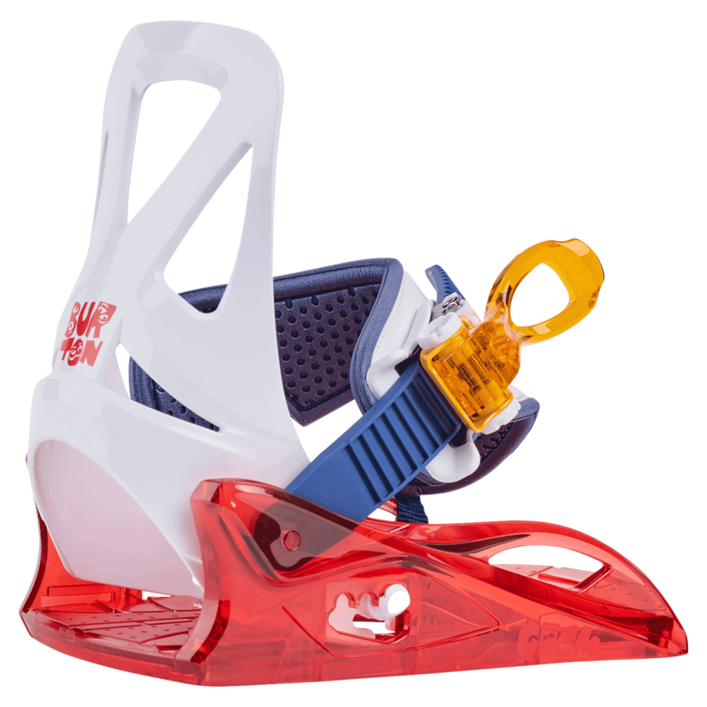 Burton Kids Grom Snowboard Bindings 2026 Red/Multi - Comor - Go Play Outside