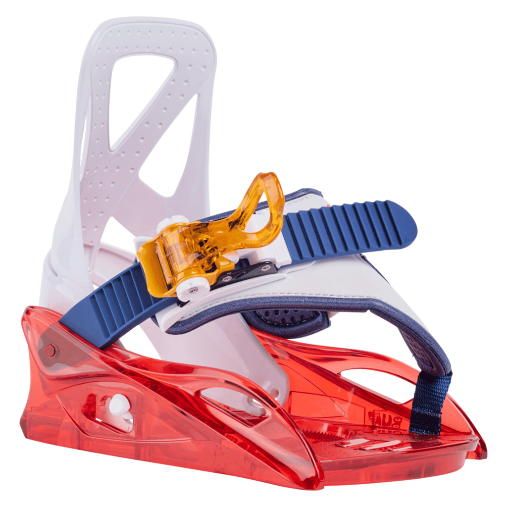 Burton Kids Grom Snowboard Bindings 2026 Red/Multi - Comor - Go Play Outside
