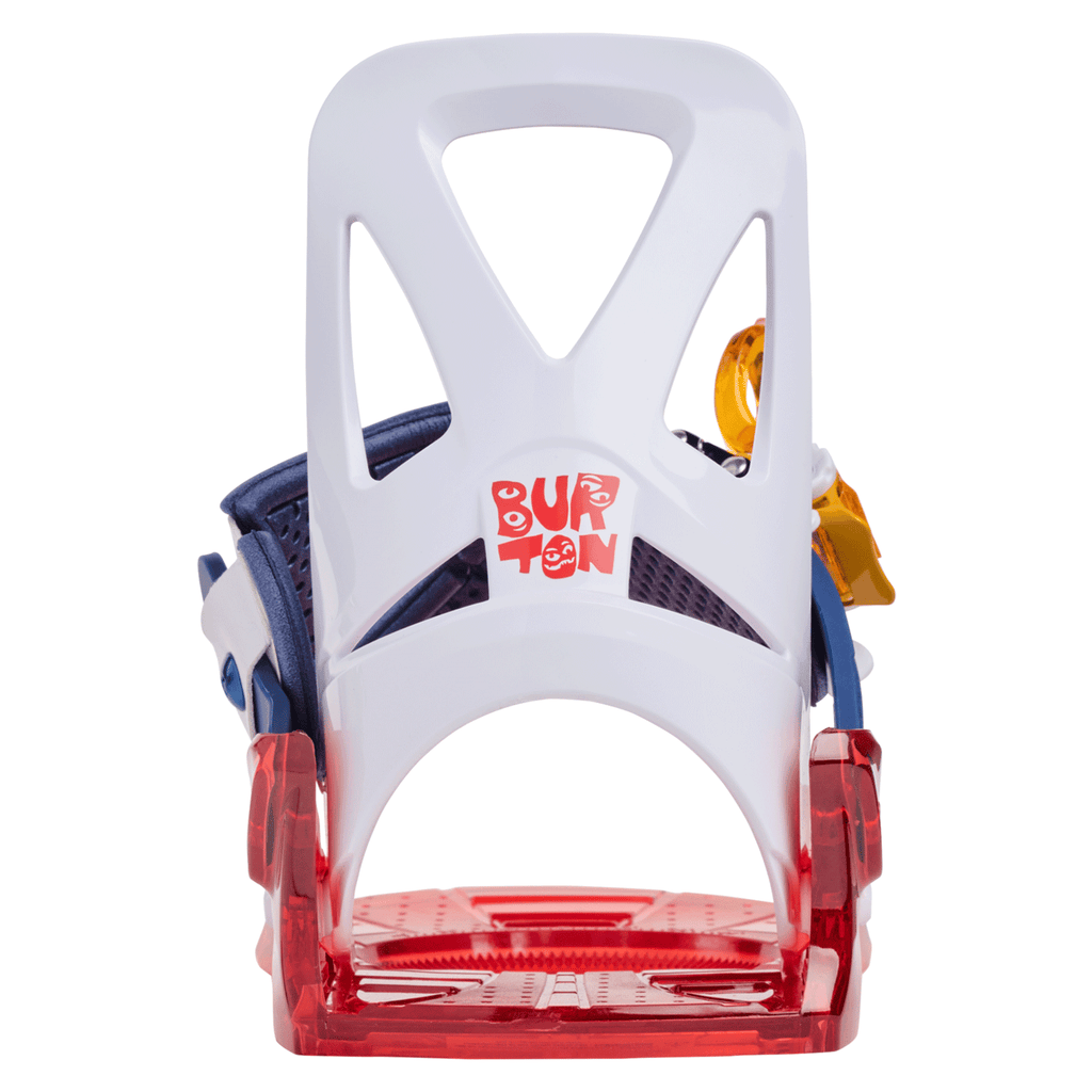 Burton Kids Grom Snowboard Bindings 2026 Red/Multi - Comor - Go Play Outside