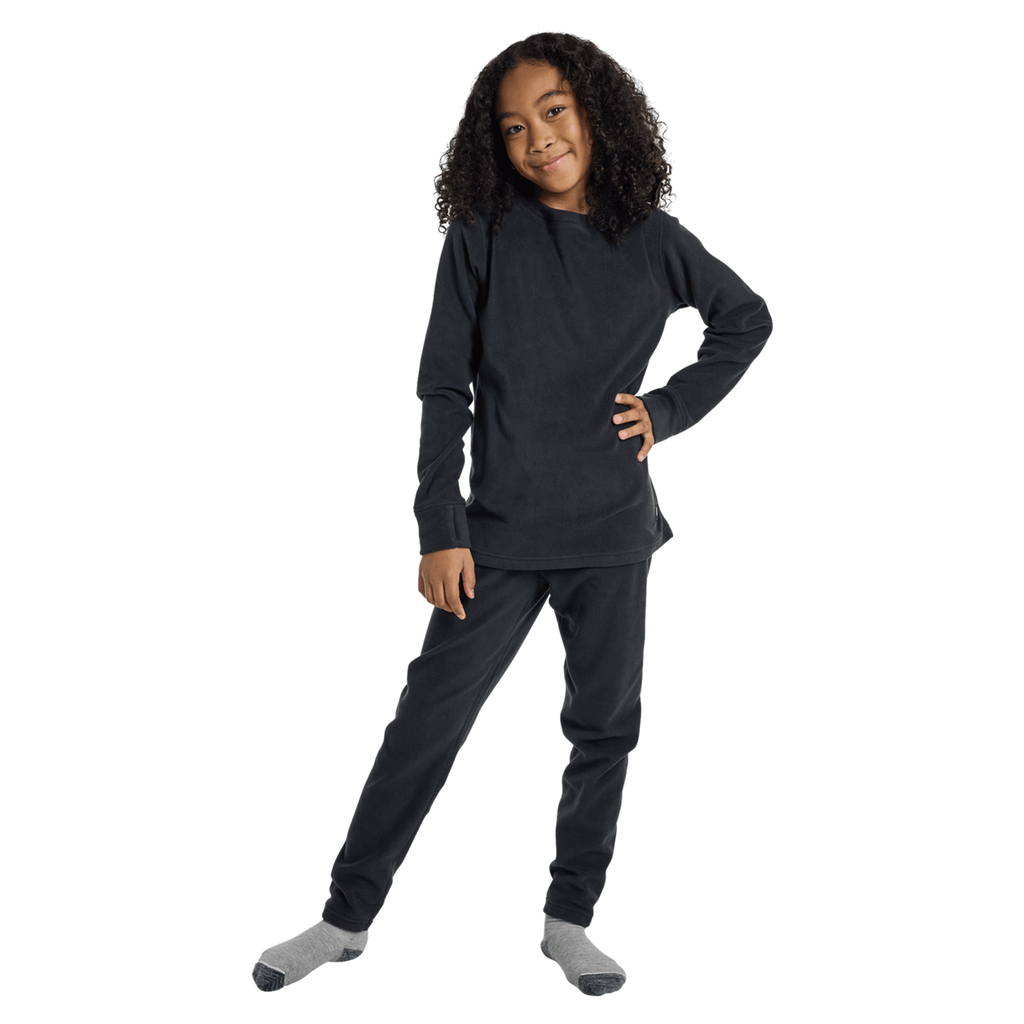 Burton Kids Heavyweight Fleece Set 2026 True Black - Comor - Go Play Outside
