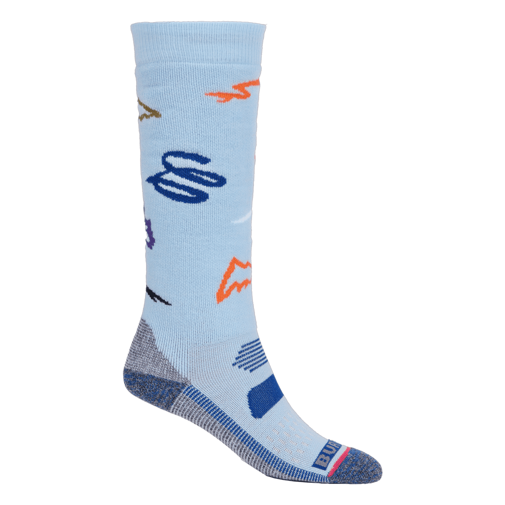 Burton Kids Performance Midweight Sock Scribble - Comor - Go Play Outside