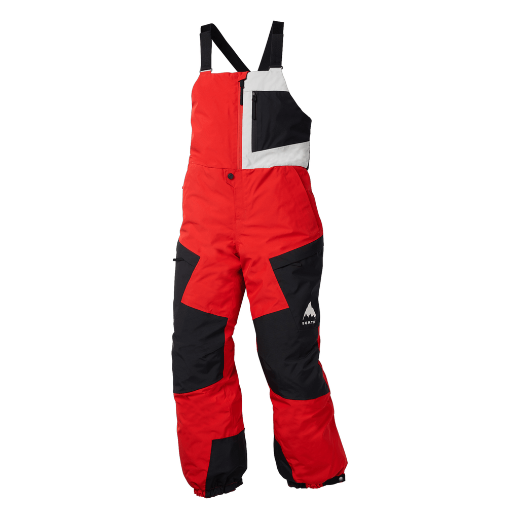 Burton Kids Powline Gore - Tex 2L Bib Pant 2026 Flame Scarlet/True Black - Comor - Go Play Outside