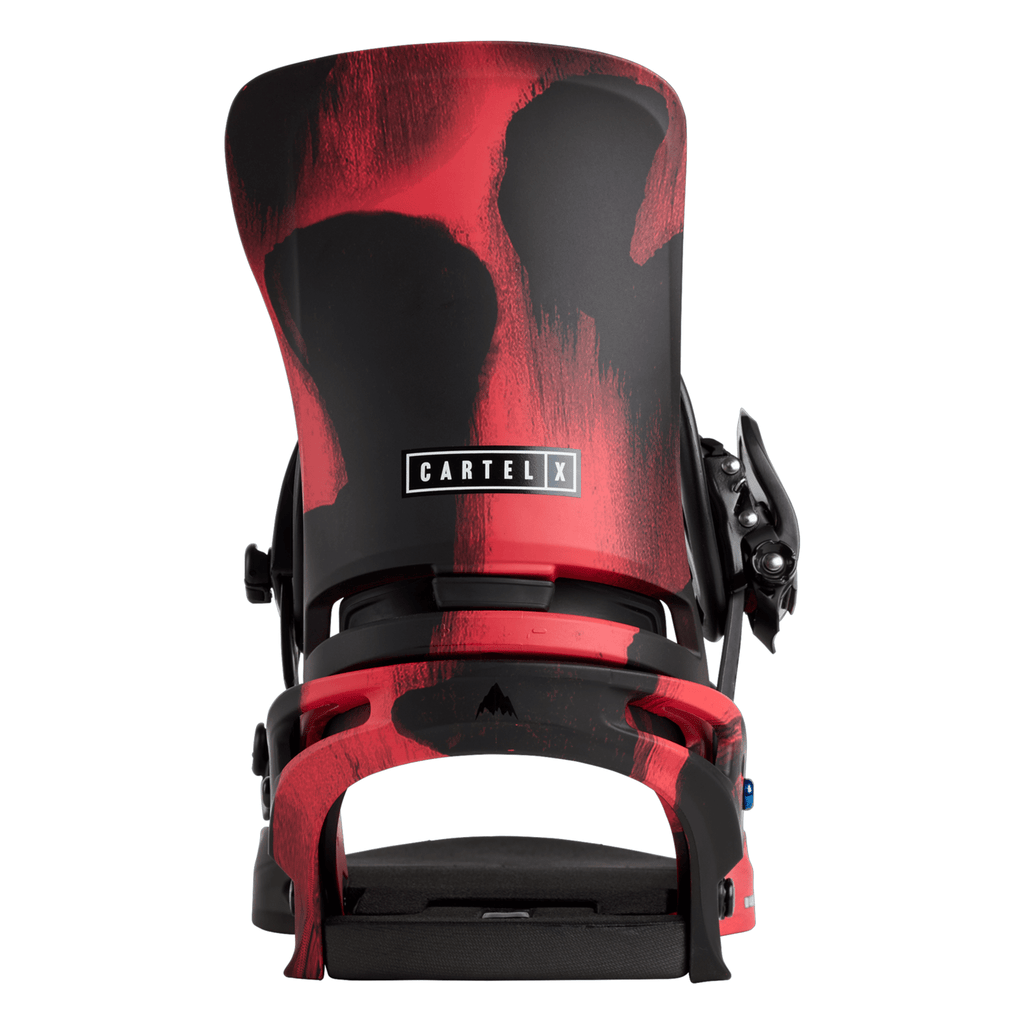 Burton Men's Cartel X Re:Flex Snowboard Bindings 2026 Black/Red - Comor - Go Play Outside
