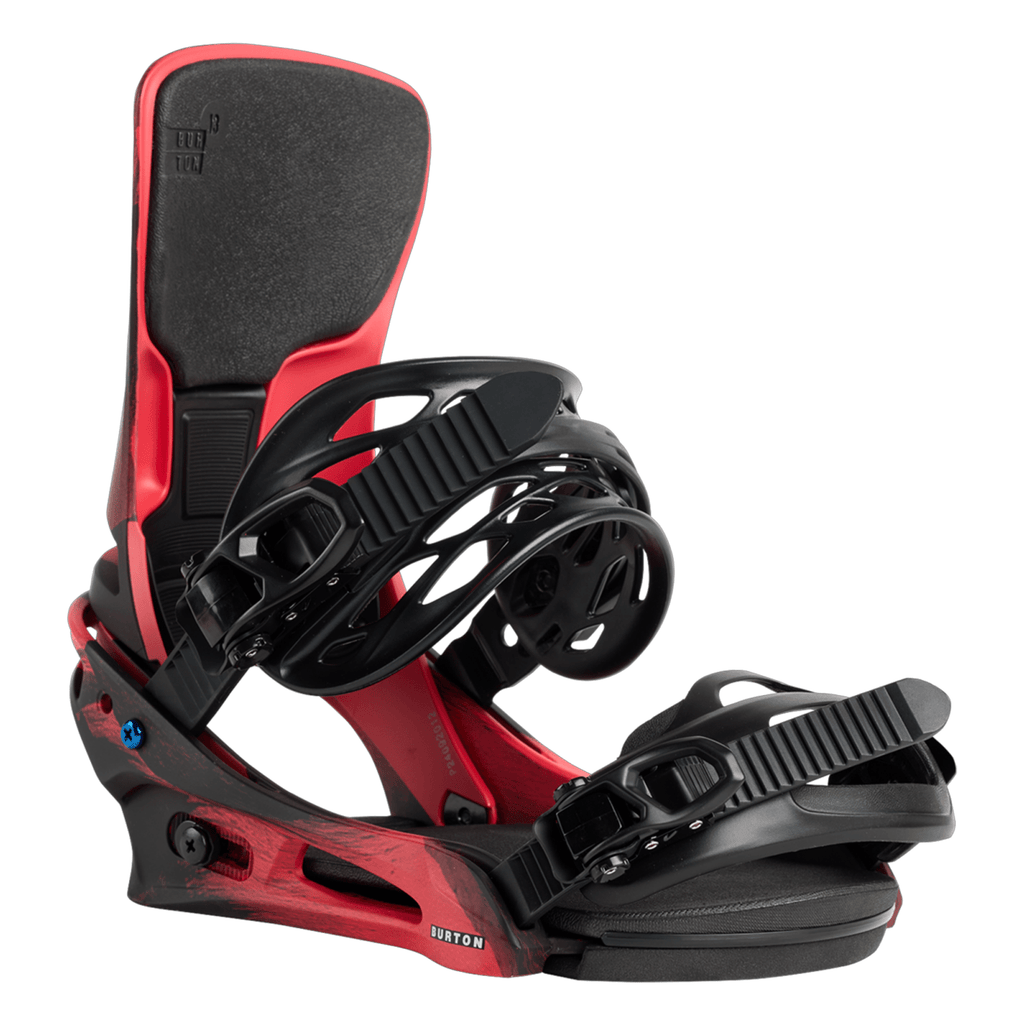Burton Men's Cartel X Re:Flex Snowboard Bindings 2026 Black/Red - Comor - Go Play Outside