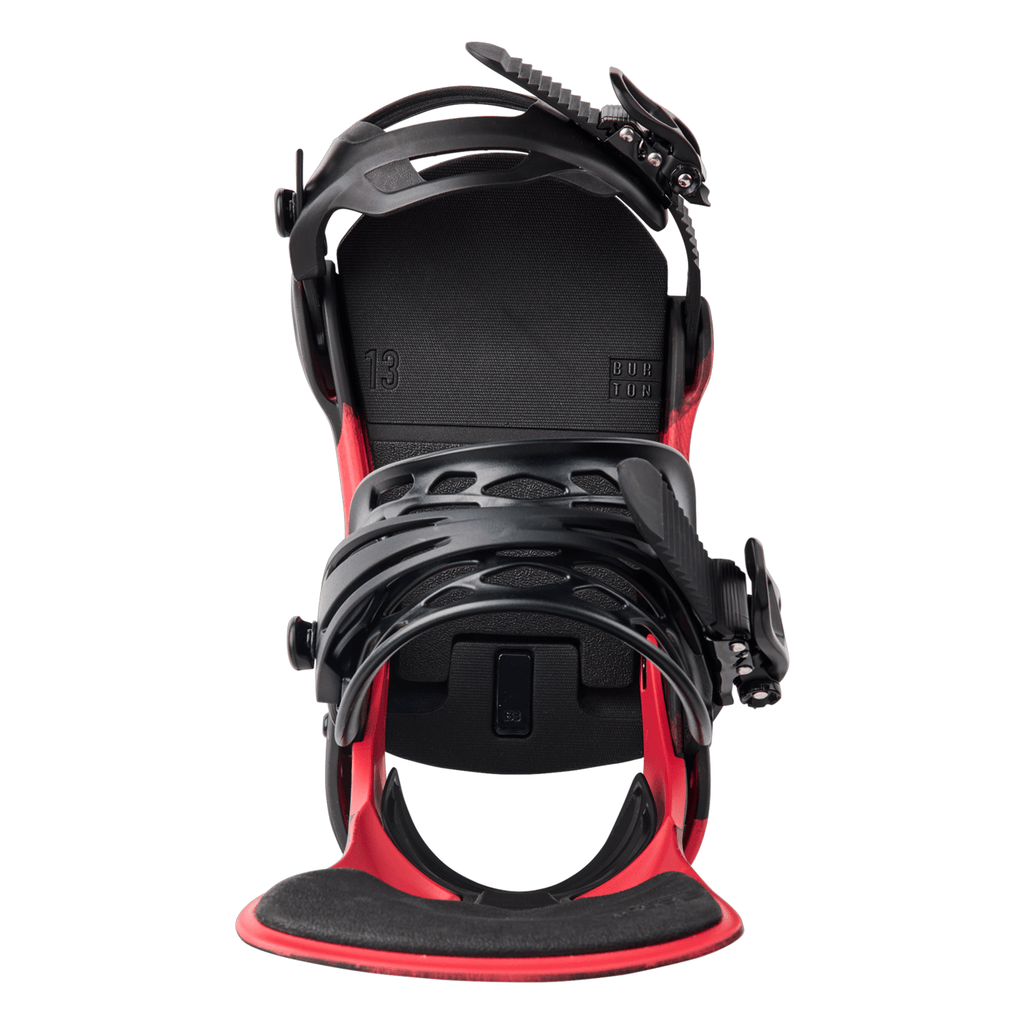 Burton Men's Cartel X Re:Flex Snowboard Bindings 2026 Black/Red - Comor - Go Play Outside