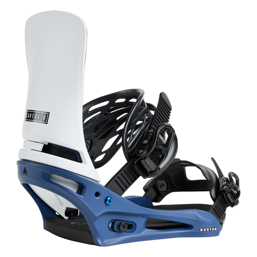 Burton Men's Cartel X Re:Flex Snowboard Bindings 2026 Nightfall/White - Comor - Go Play Outside