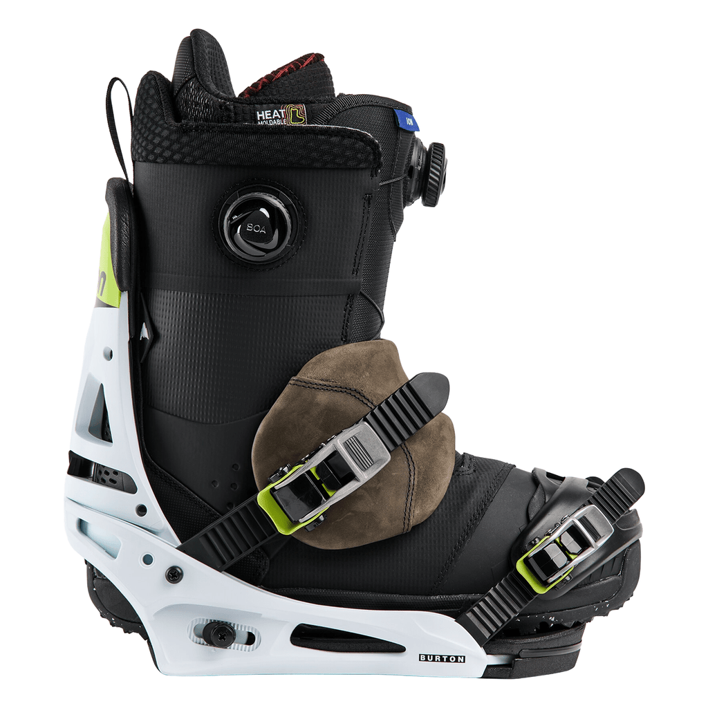 Burton Men's Malavita Snowboard Bindings 2026 Green/White/Black - Comor - Go Play Outside