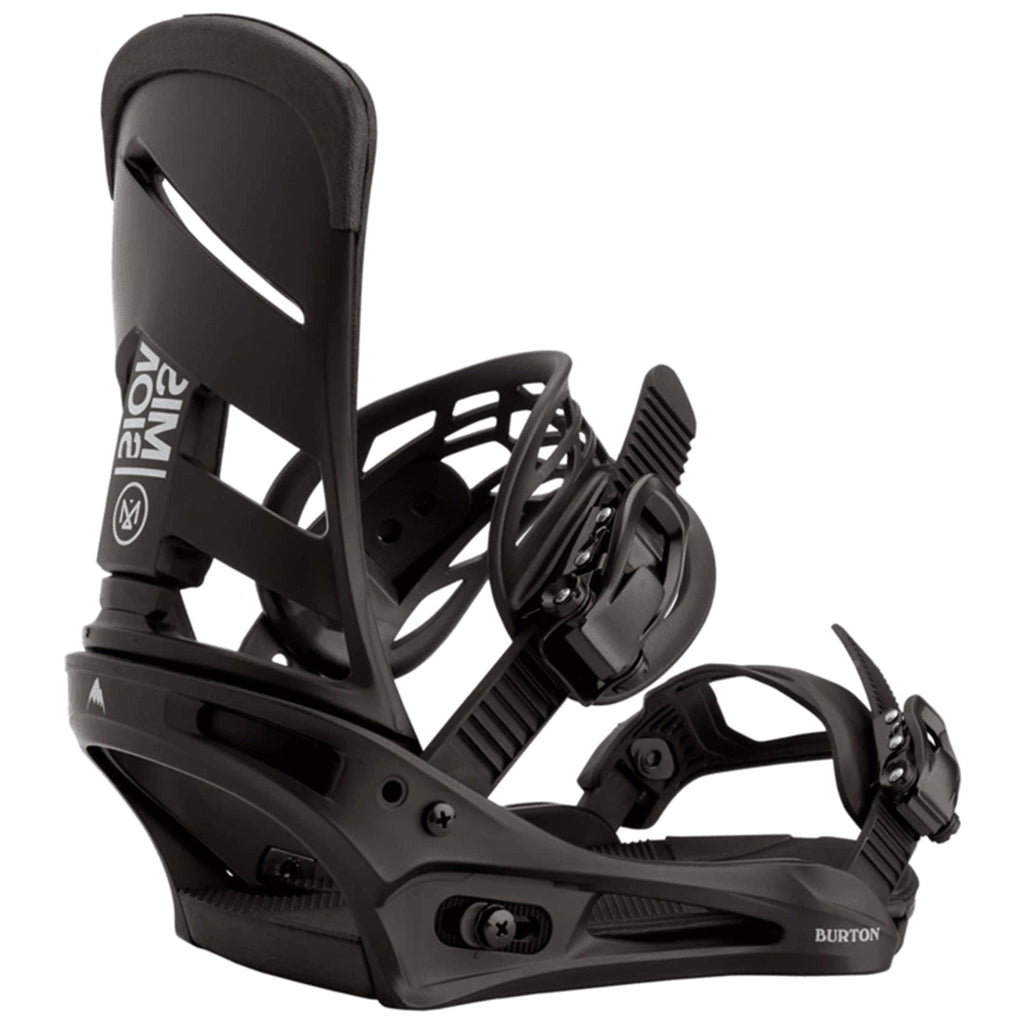 Burton Men's Mission Re:Flex Snowboard Bindings 2026 Black - Comor - Go Play Outside