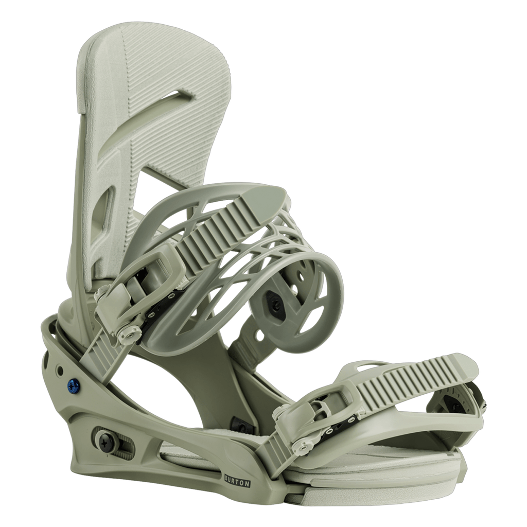 Burton Men's Mission Re:Flex Snowboard Bindings 2026 Talc Green - Comor - Go Play Outside