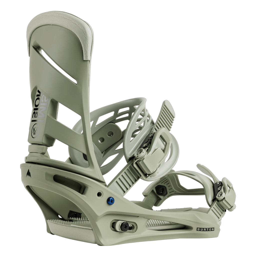 Burton Men's Mission Re:Flex Snowboard Bindings 2026 Talc Green - Comor - Go Play Outside