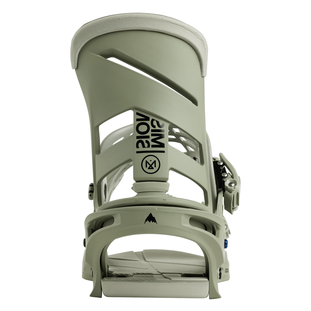 Burton Men's Mission Re:Flex Snowboard Bindings 2026 Talc Green - Comor - Go Play Outside