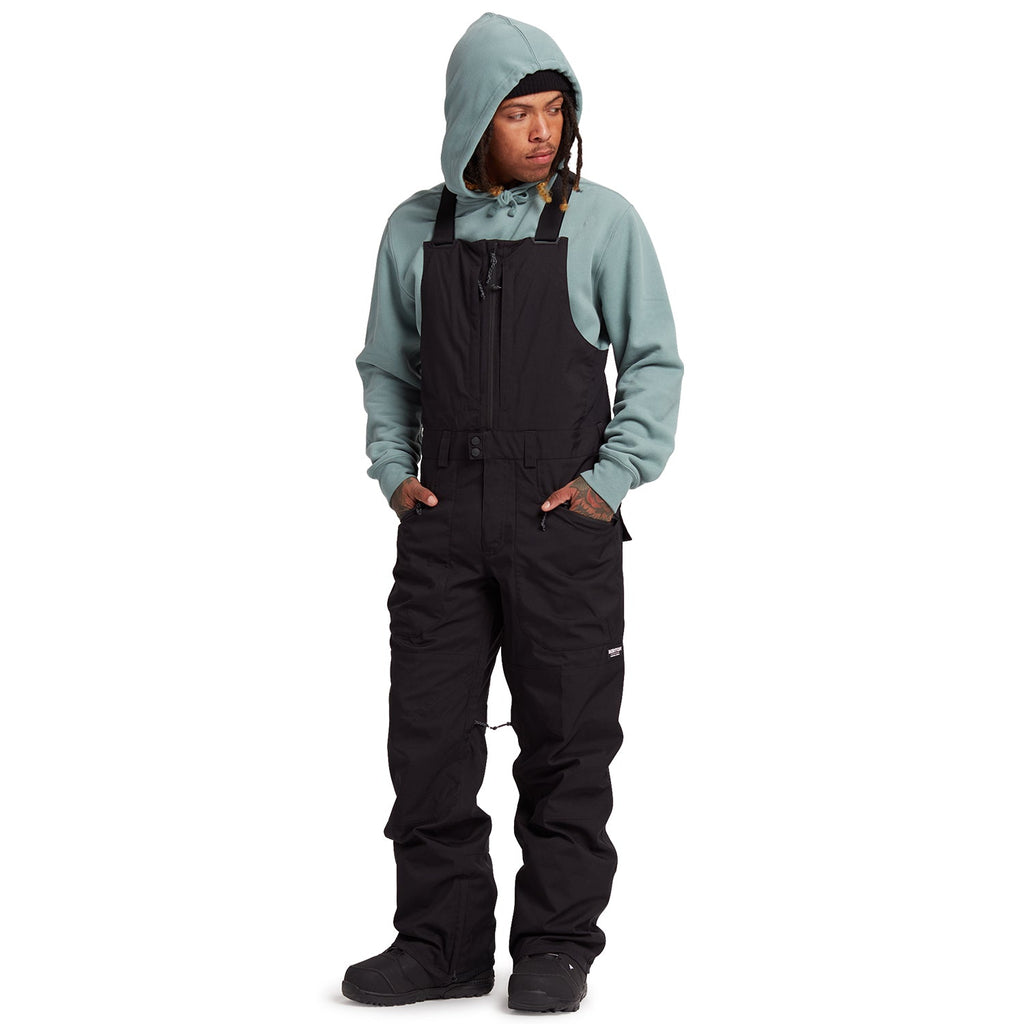 Burton Men's Reserve 2L Bib Pant 2025 True Black - Comor - Go Play Outside