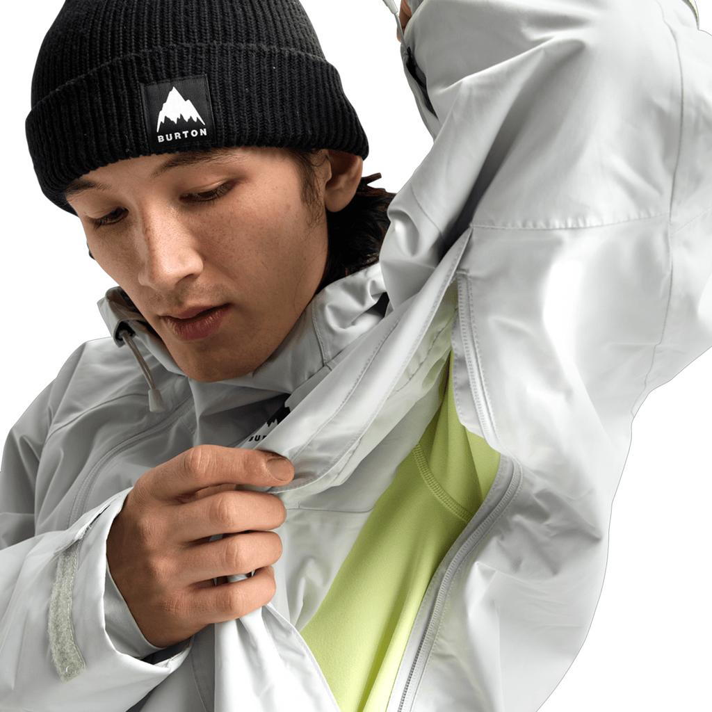 Burton Men's Reserve 2L Relaxed Anorak 2026 Gray Cloud - Comor - Go Play Outside