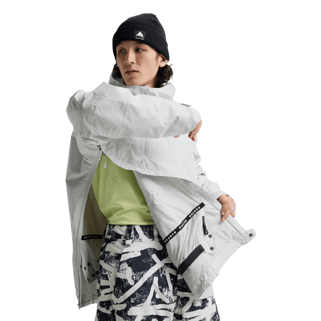 Burton Men's Reserve 2L Relaxed Anorak 2026 Gray Cloud - Comor - Go Play Outside