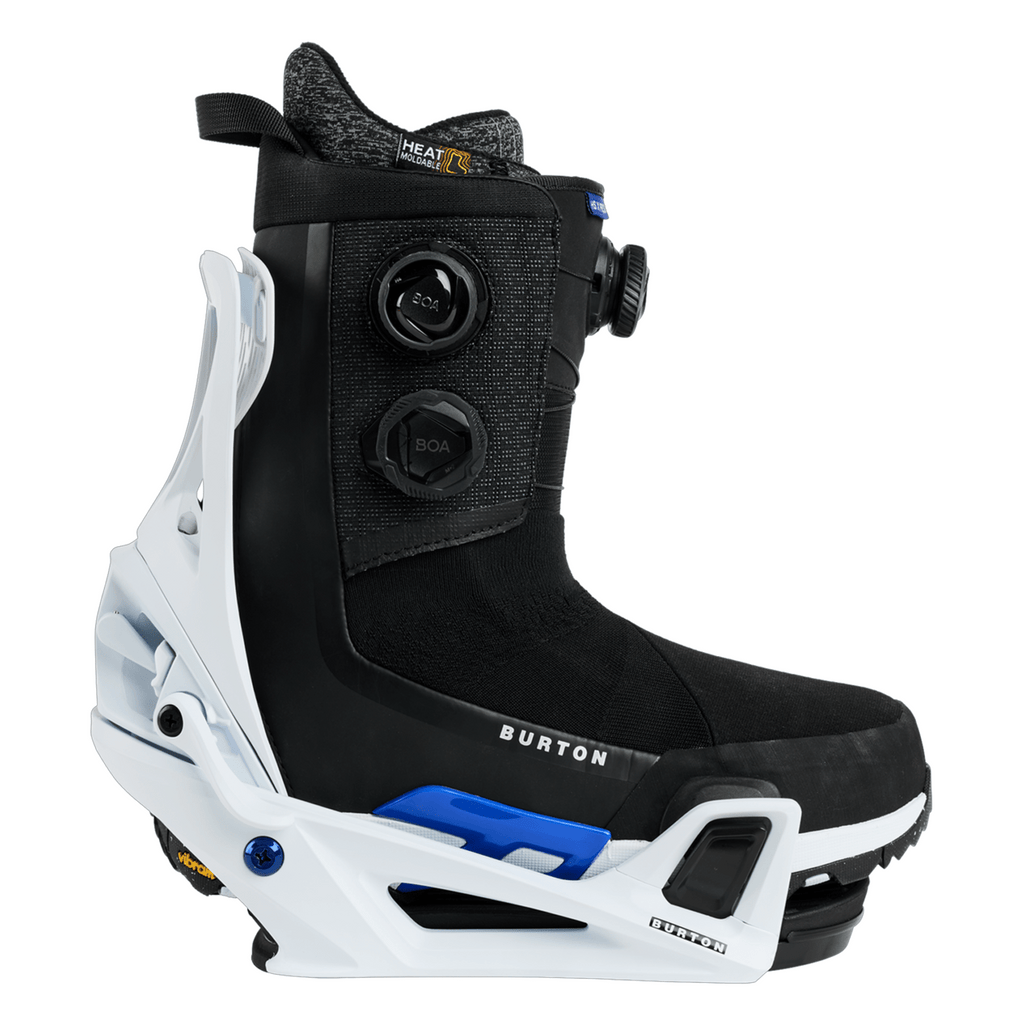 Burton Men's Step On Genesis Re:Flex Snowboard Bindings 2026 White - Comor - Go Play Outside