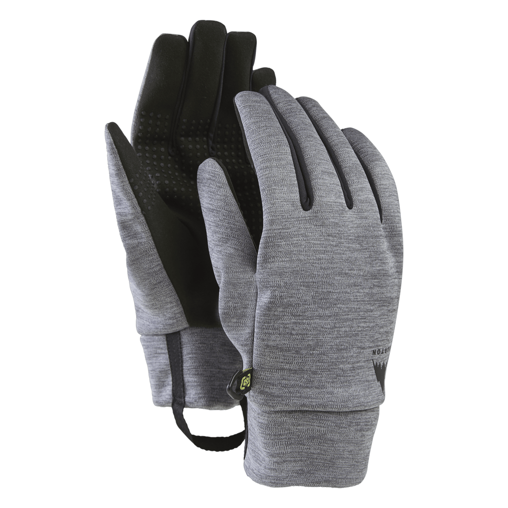 Burton Men's Touch N Go Glove Liner Gray Heather - Comor - Go Play Outside