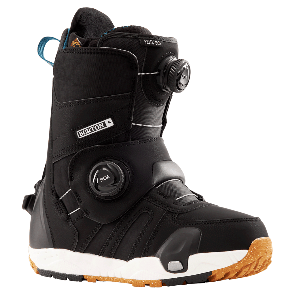 Burton Women's Felix Step On Wide Snowboard Boot 2025 Black - Comor - Go Play Outside