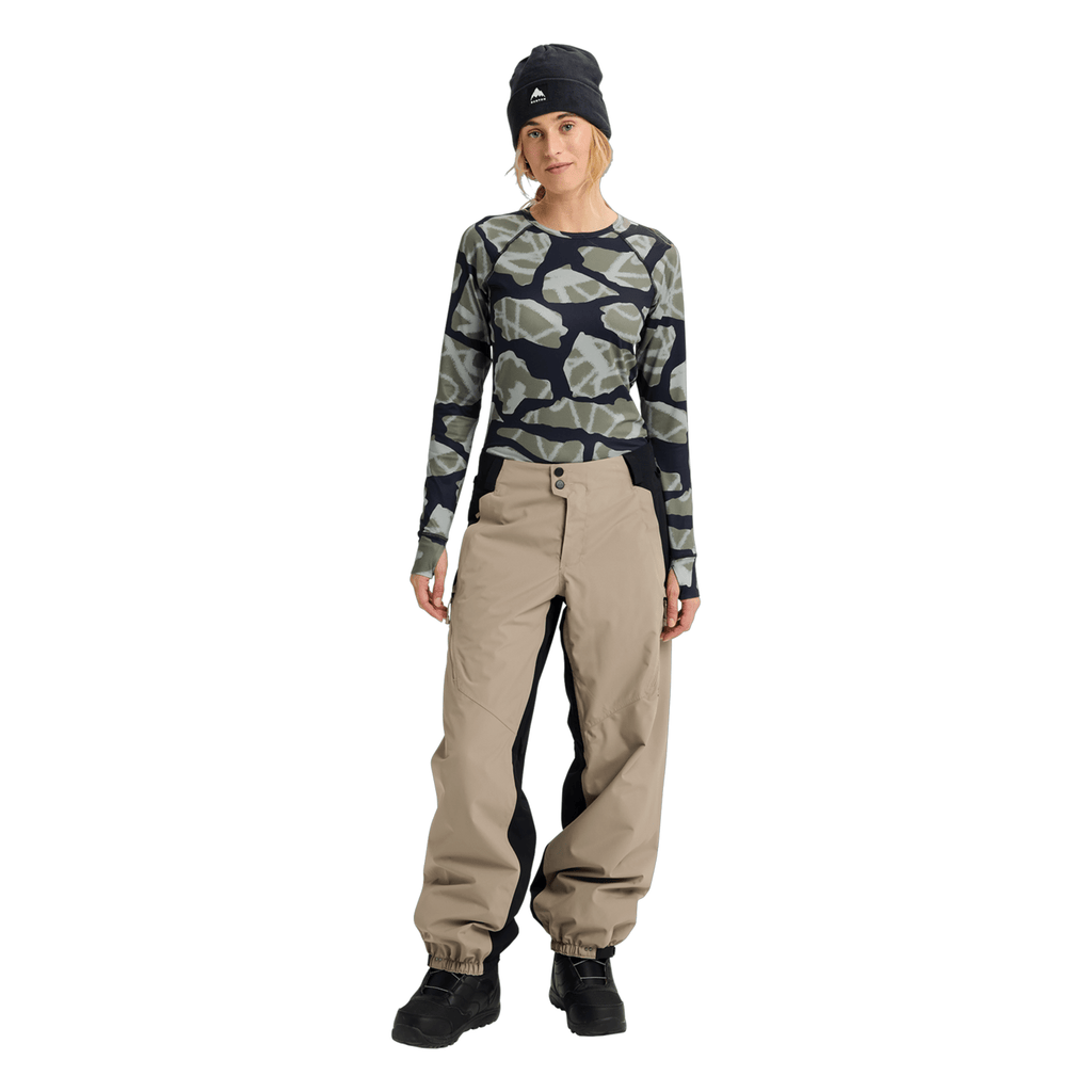 Burton Women's Reserve 2L Relaxed Pant 2026 Summit Taupe/True Black - Comor - Go Play Outside
