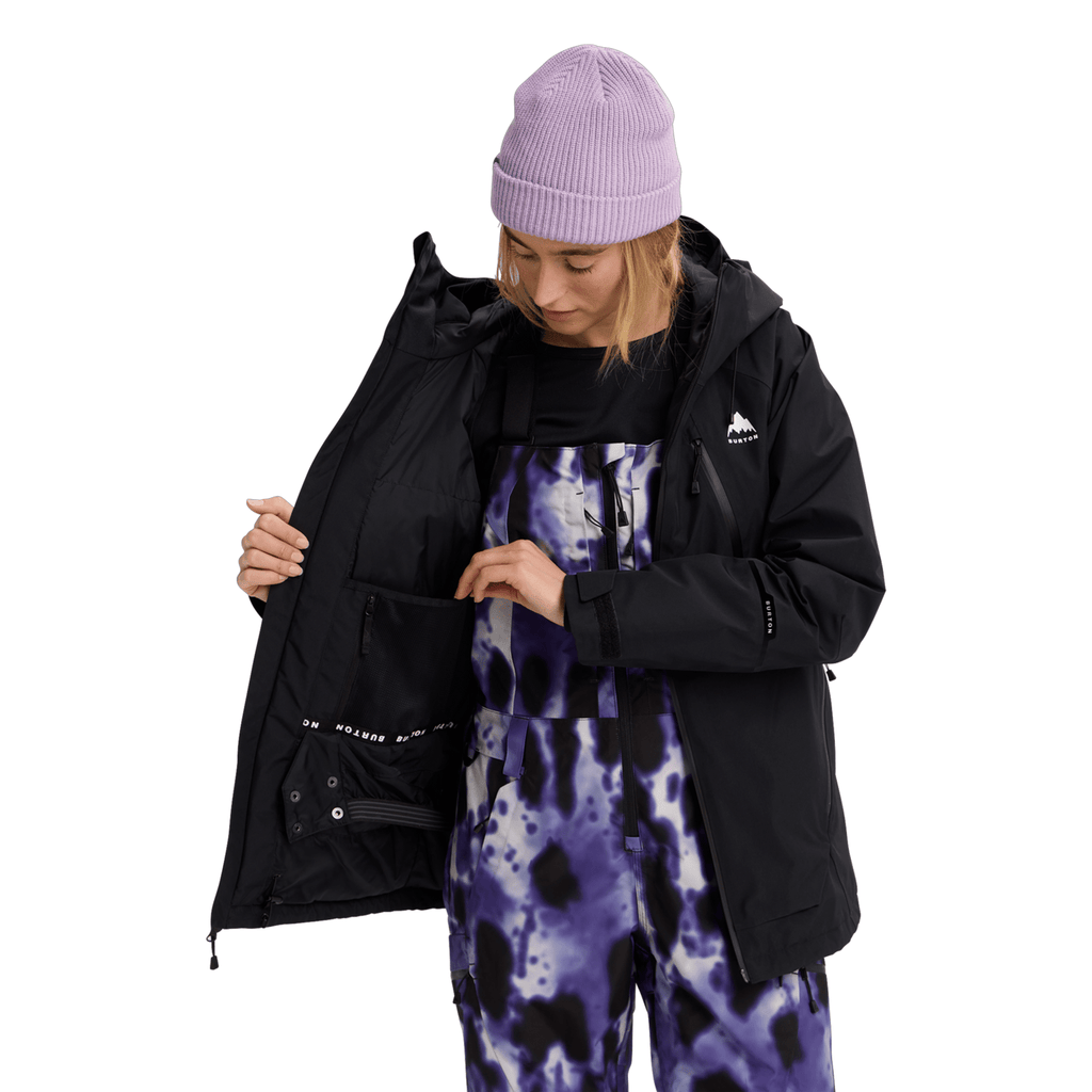 Burton Women's Reserve Gore - Tex 2L Insulated Jacket 2026 True Black - Comor - Go Play Outside