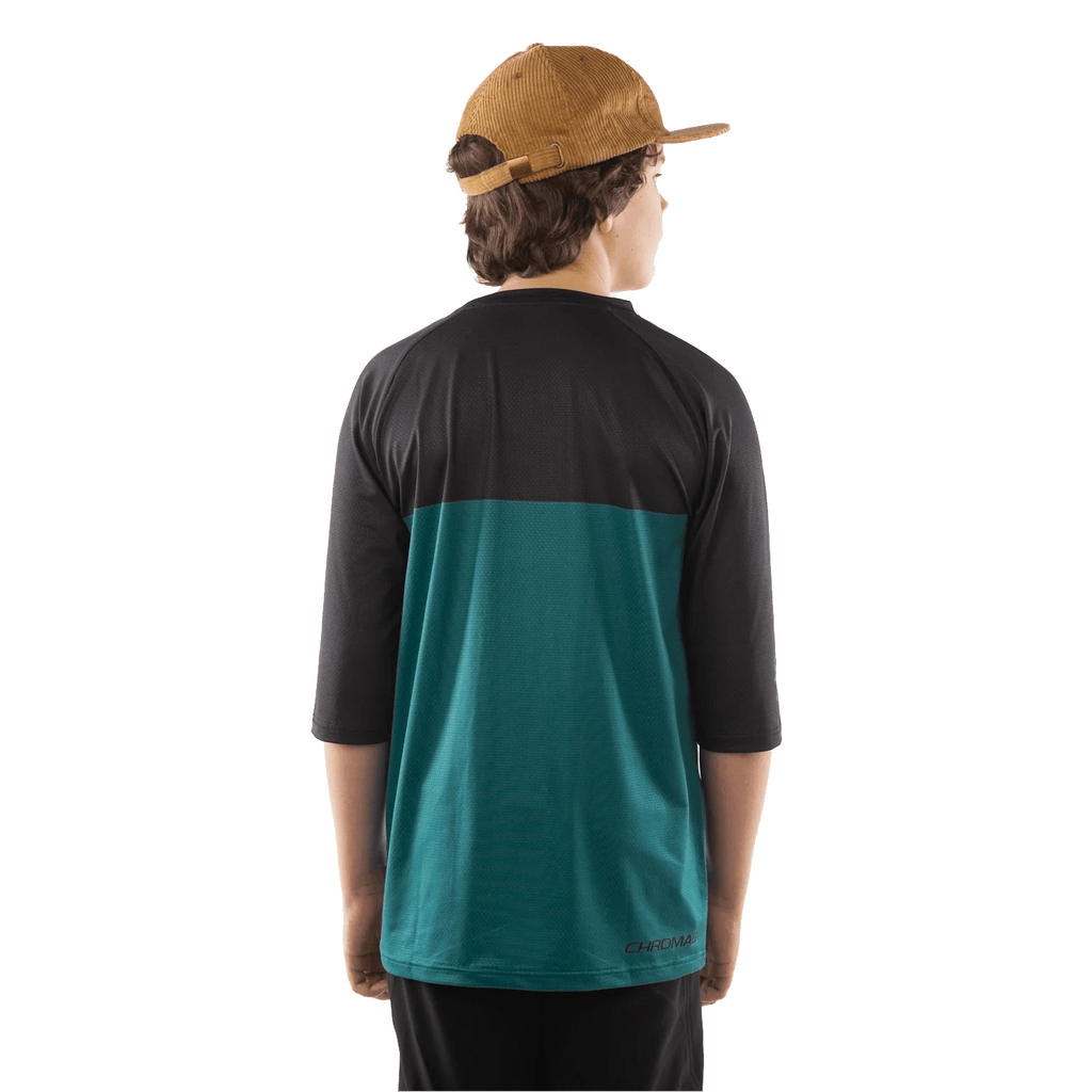 Chromag Kids Mission Jersey Direct Black/Teal - Comor - Go Play Outside