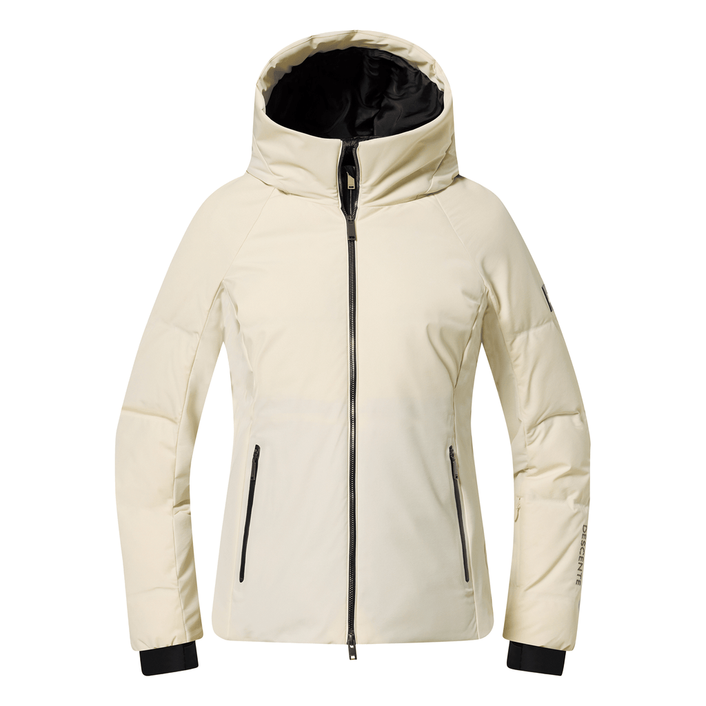 Descente Women's Double Collar Jacket 2026 Polar White