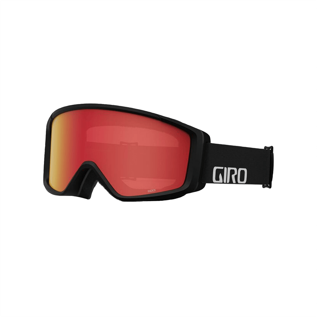 Giro Index 2.0 Low Bridge Fit Goggles Black Wordmark/Amber Scarlet - Comor - Go Play Outside