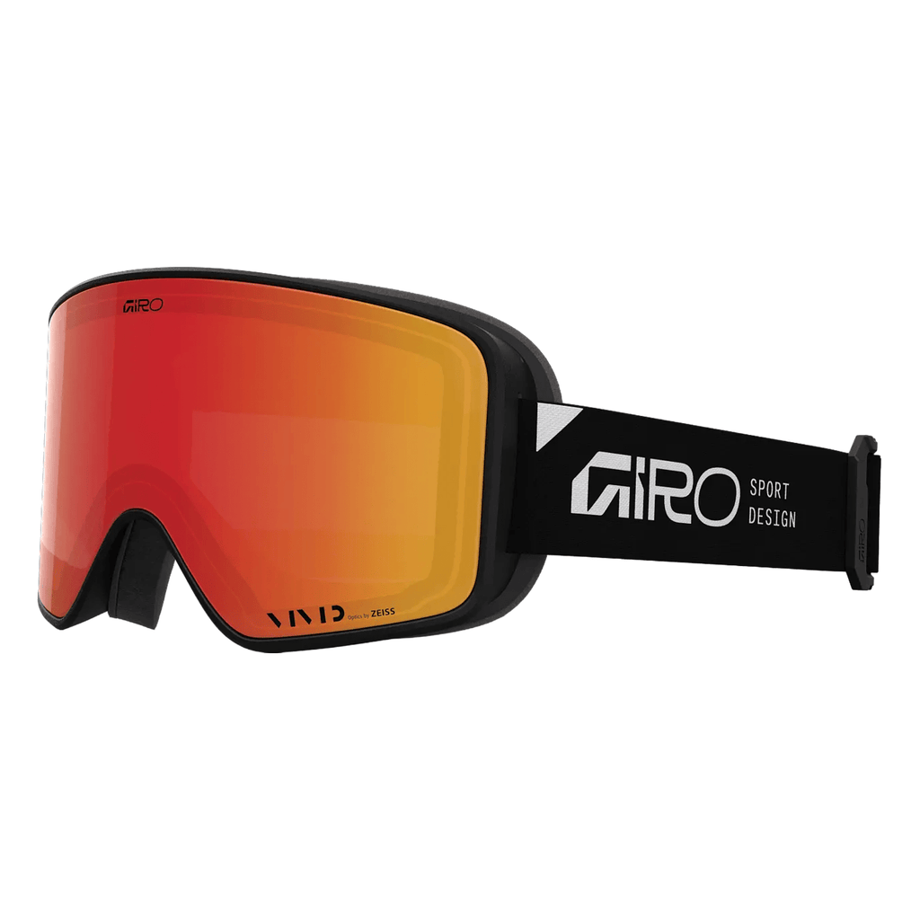 Giro Method Low Bridge Fit Goggles Black/Ember Stacked/Vivid Ember + Vivid Infrared - Comor - Go Play Outside