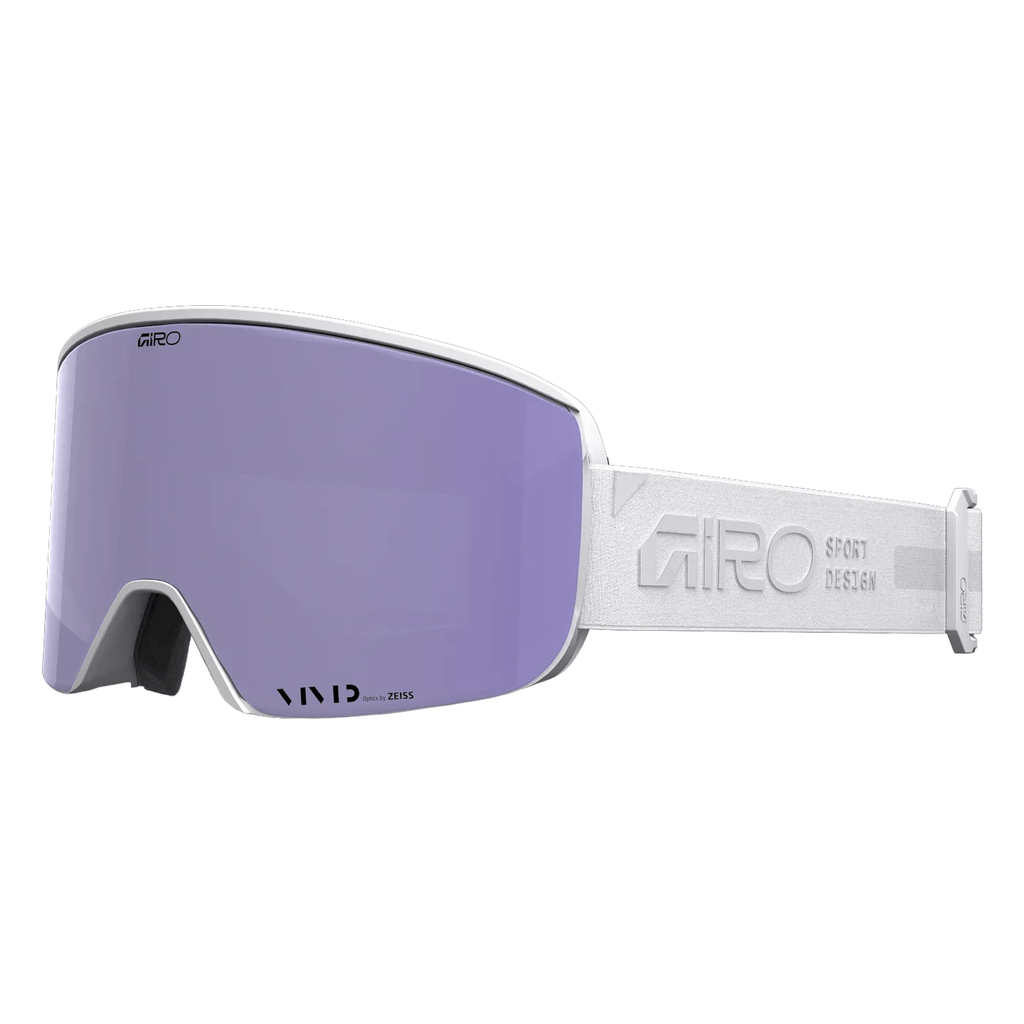 Giro Women's Ella Low Bridge Fit Goggles White Haze Rails/Vivid Haze + Vivid Infrared - Comor - Go Play Outside