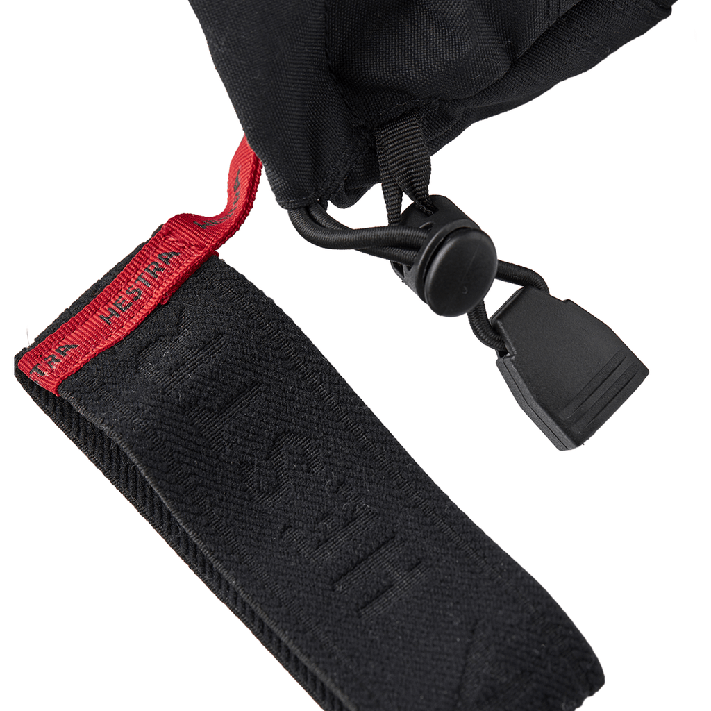 Hestra Men's Leather Heli 3 - Finger Mitt Black - Comor - Go Play Outside