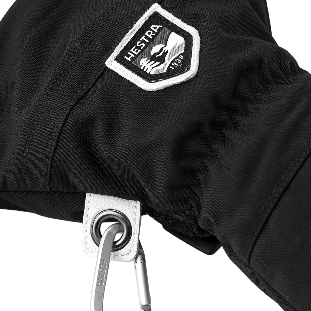 Hestra Men's Leather Heli Ski Mitt Black - Comor - Go Play Outside