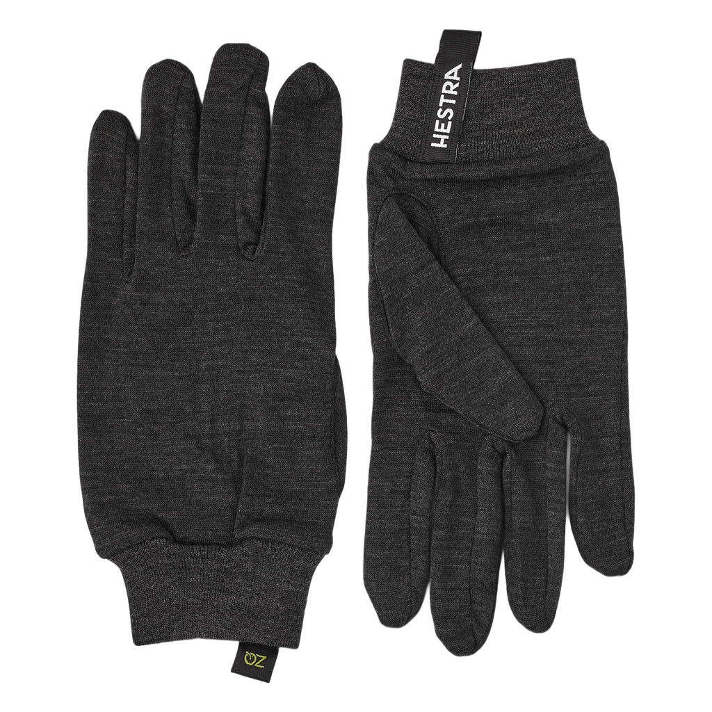 Hestra Merino Wool Liner Active Charcoal Charcoal - Comor - Go Play Outside