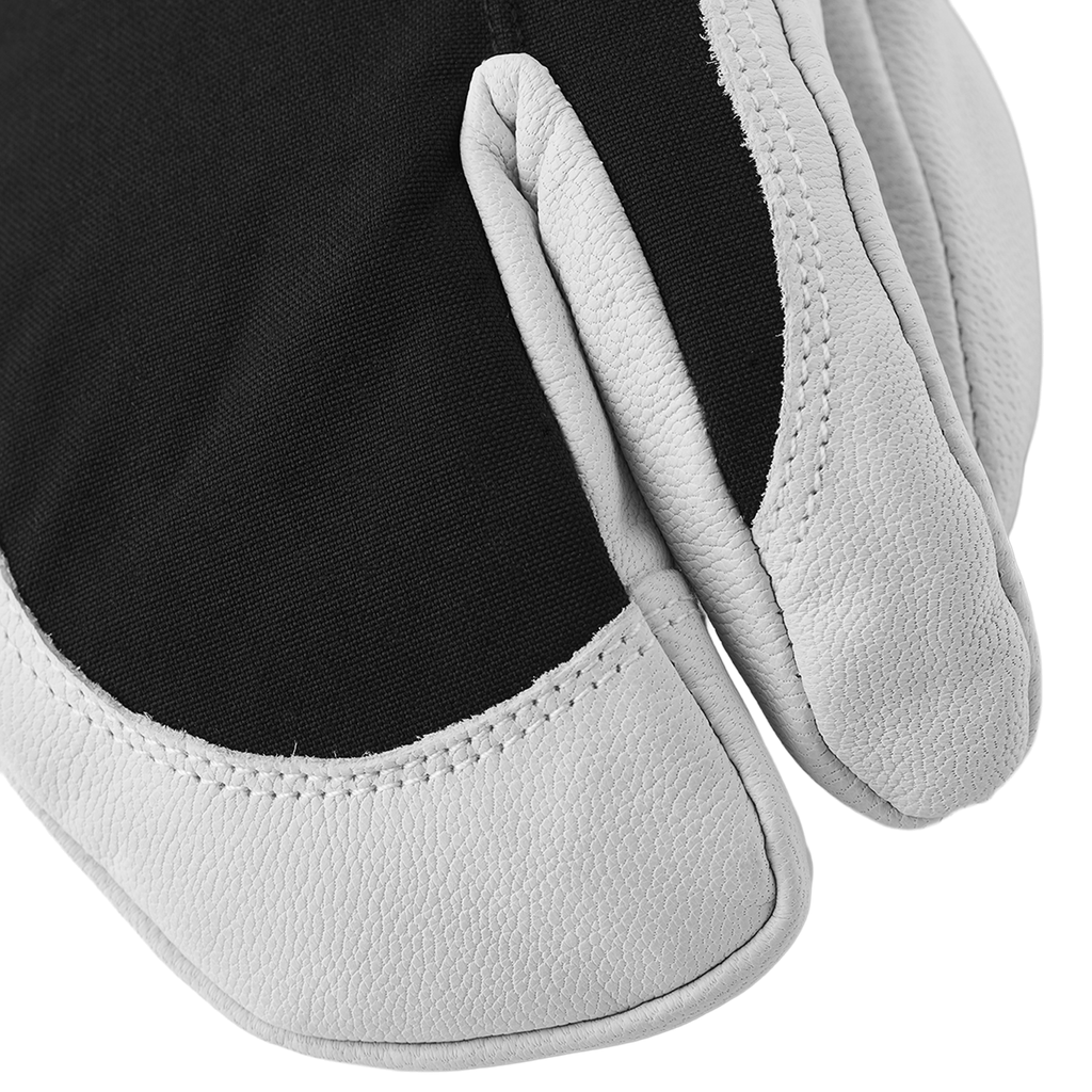 Hestra Women's Heli 3 - Finger Mitt Black/Off White - Comor - Go Play Outside