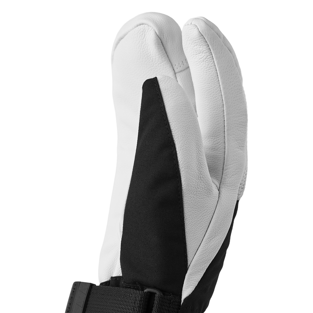 Hestra Women's Heli 3 - Finger Mitt Black/Off White - Comor - Go Play Outside