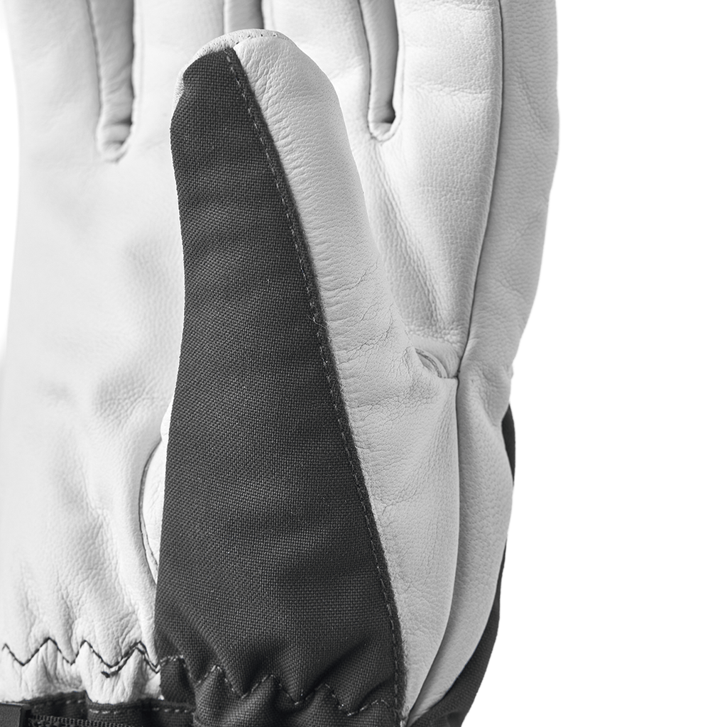Hestra Women's Heli Ski Glove Grey/Off White - Comor - Go Play Outside