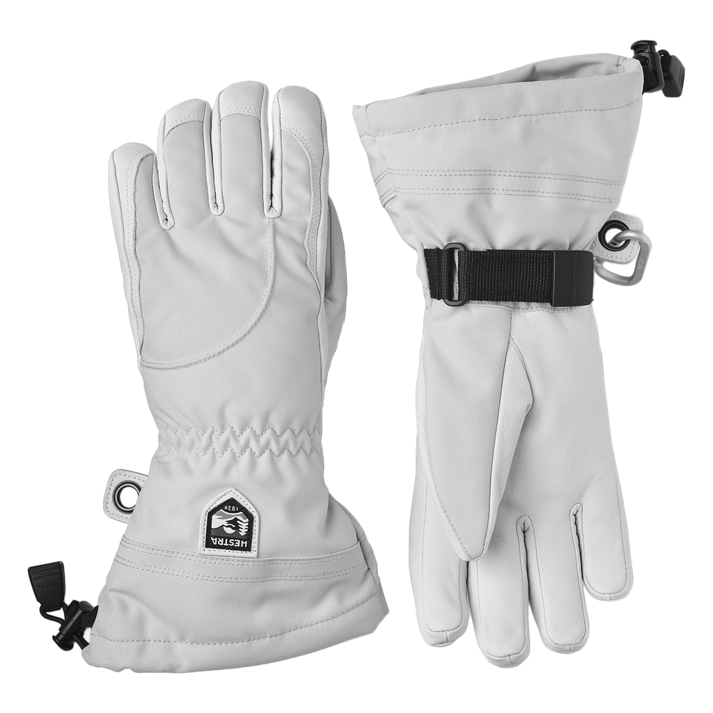 Hestra Women's Heli Ski Glove Misty Grey/Off White - Comor - Go Play Outside