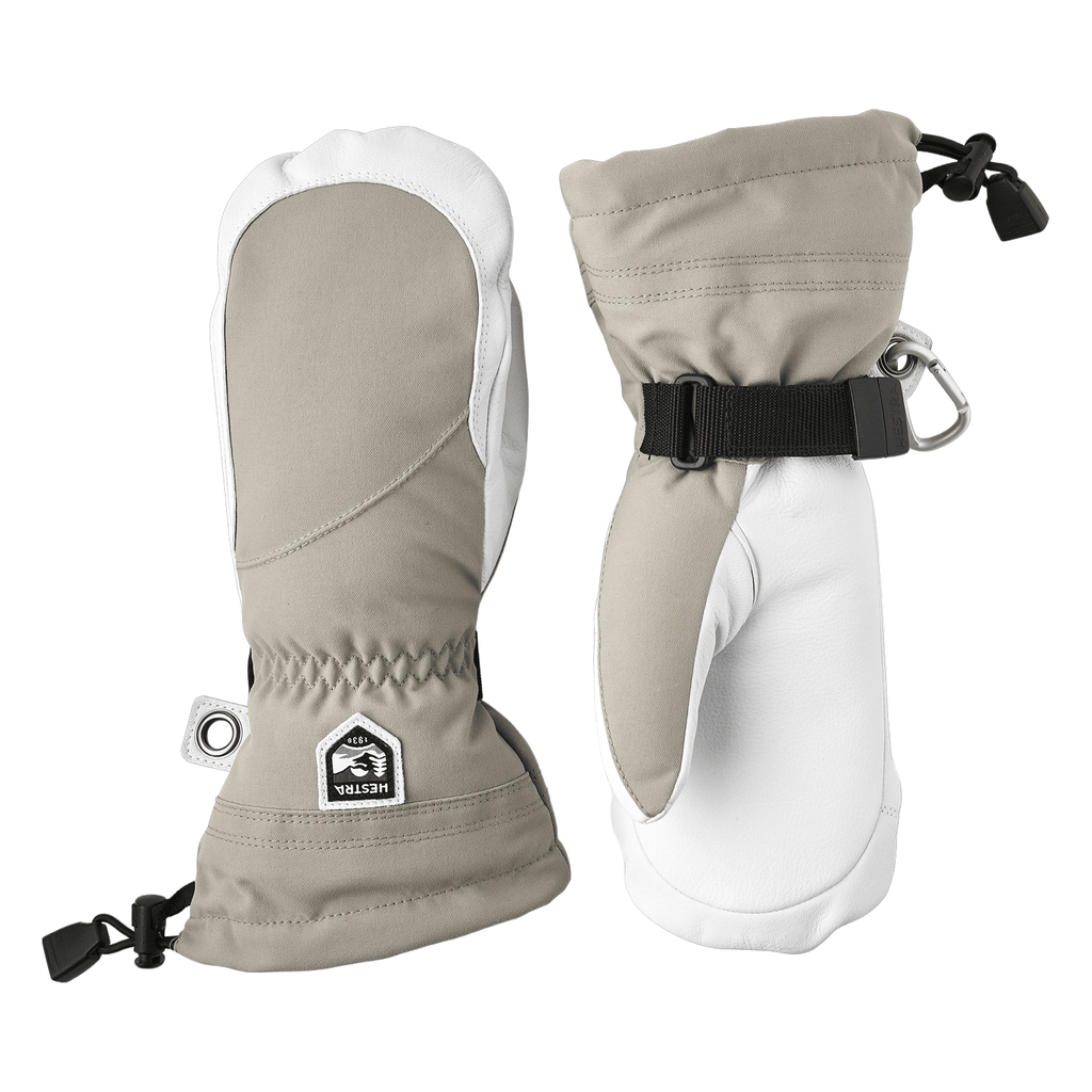 Hestra Women's Heli Ski Mitt Khaki/Off White - Comor - Go Play Outside