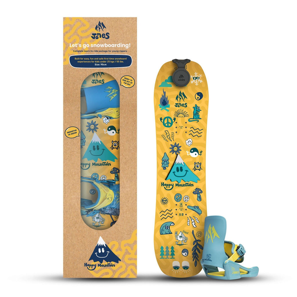 Jones Kid's Happy Mountain Package Snowboard 2026 - Comor - Go Play Outside