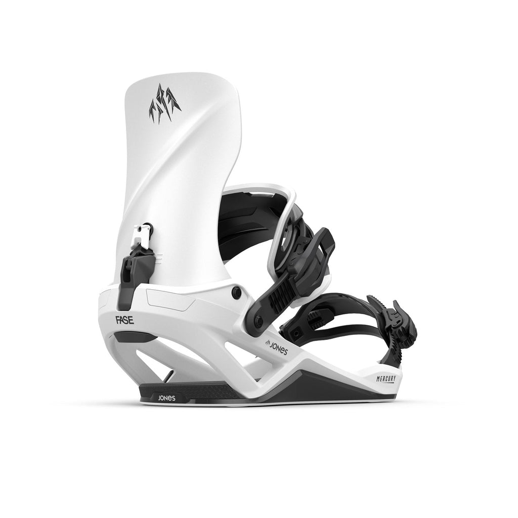 Jones Mercury FASE Snowboard Bindings 2026 Cloud White - Comor - Go Play Outside