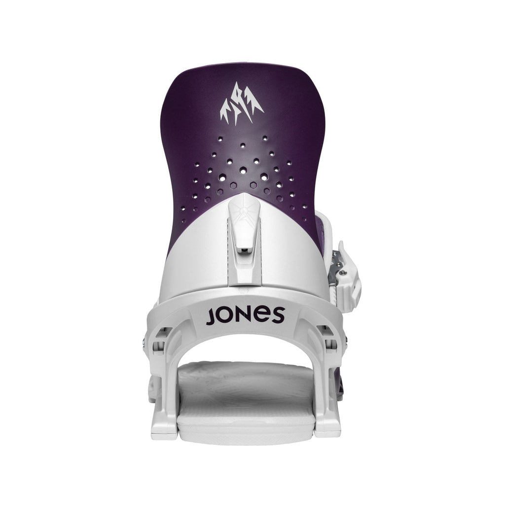 Jones Women's Aurora Snowboard Bindings 2026 Deep Purple White - Comor - Go Play Outside
