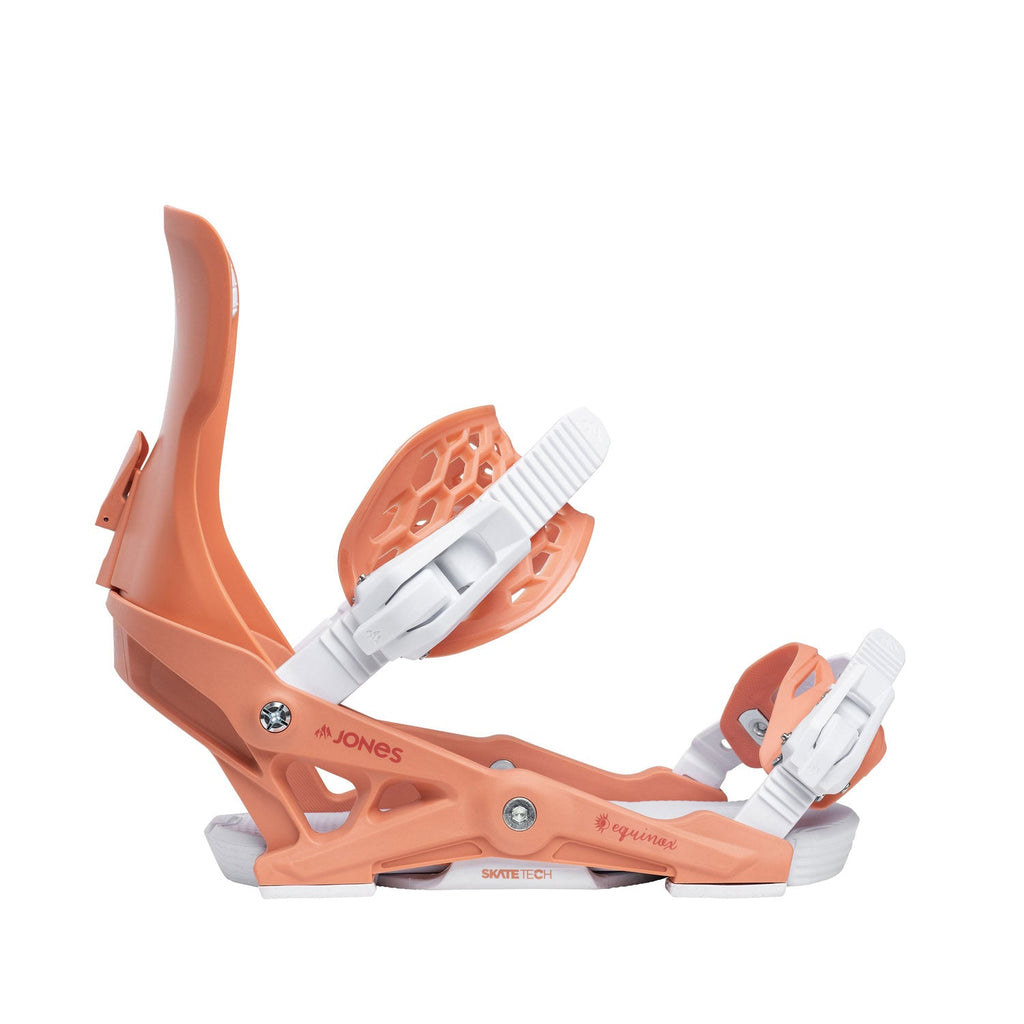 Jones Women's Equinox Snowboard Bindings 2026 Deep Coral - Comor - Go Play Outside