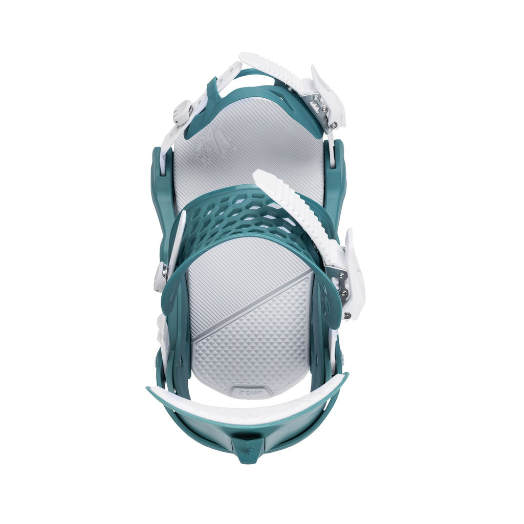 Jones Women's Equinox Snowboard Bindings 2026 Deep Teal - Comor - Go Play Outside