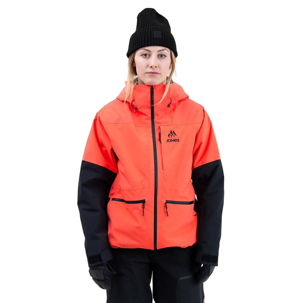 Jones Women's MTN Surf Recycled Jacket 2026 Deep Coral - Comor - Go Play Outside