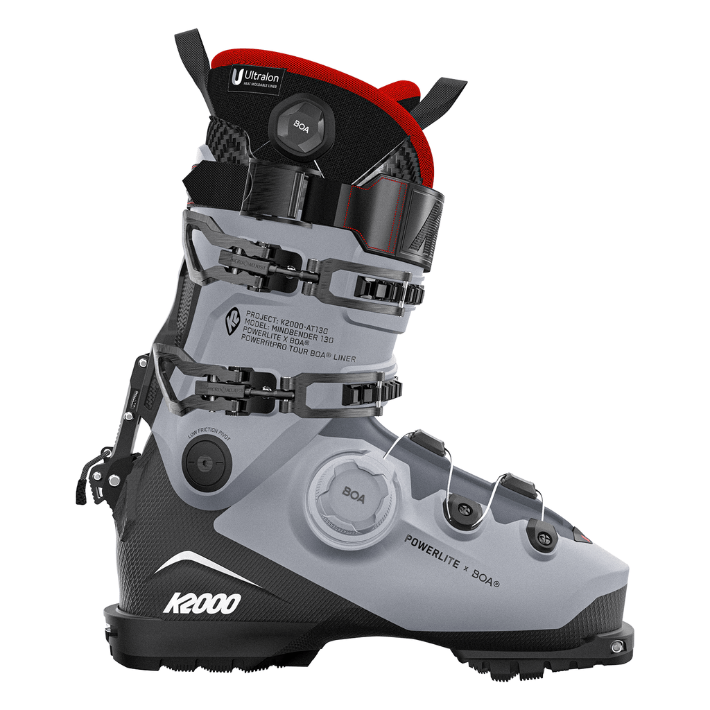 K2 K2000 AT130 Ski Boot 2026 Black/Silver - Comor - Go Play Outside