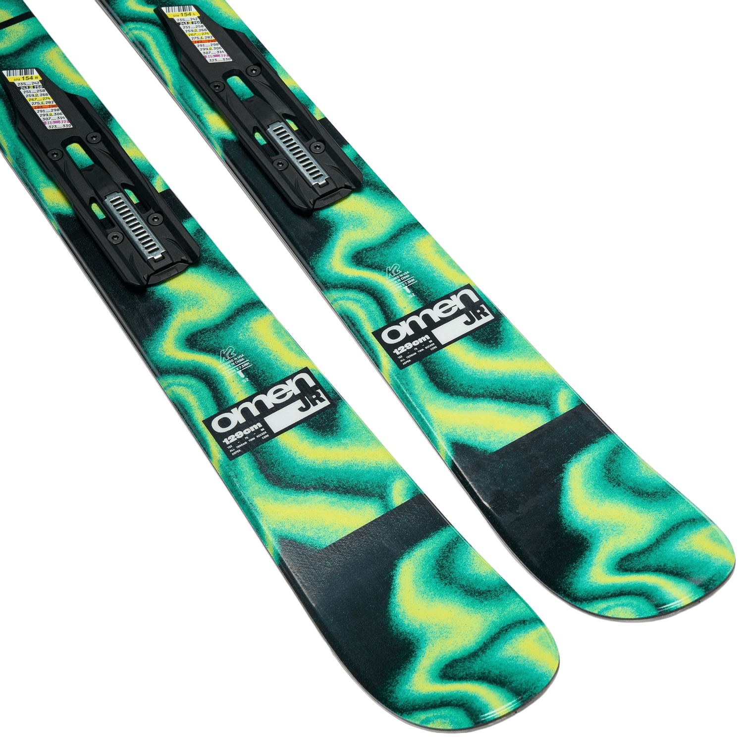 k2 70 ski K2 Kids Omen Jr 7.0 FDT Ski 2026 – Comor