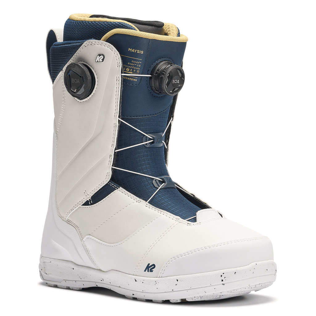 K2 Men's Maysis Snowboard Boots 2026 White David Djité - Comor - Go Play Outside